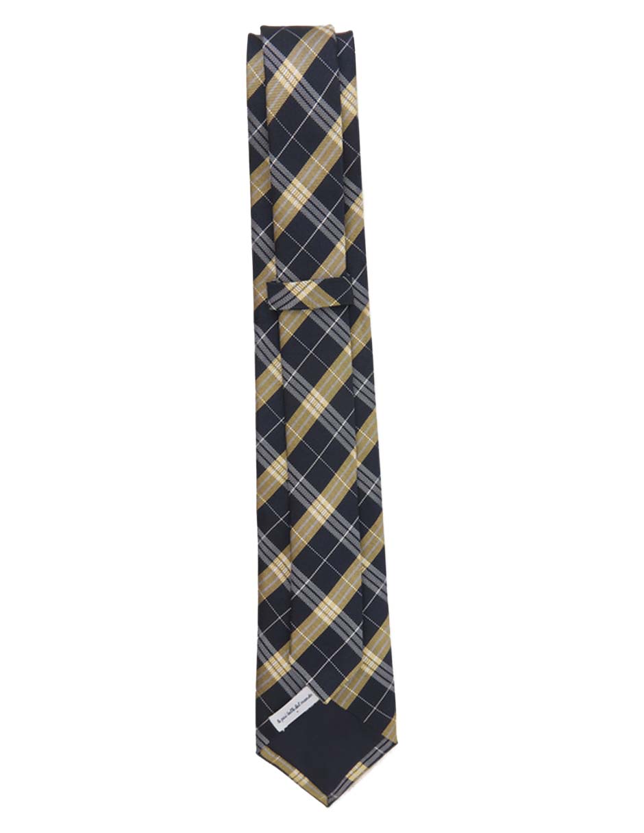 Corbata regular de seda estampado para hombre 3