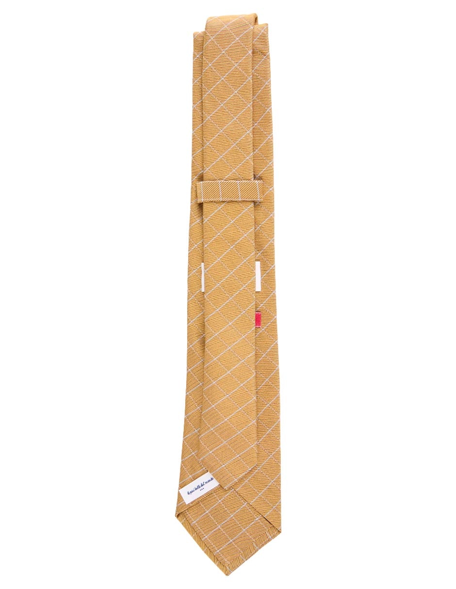Corbata Scappino regular de seda estampado rombos para hombre