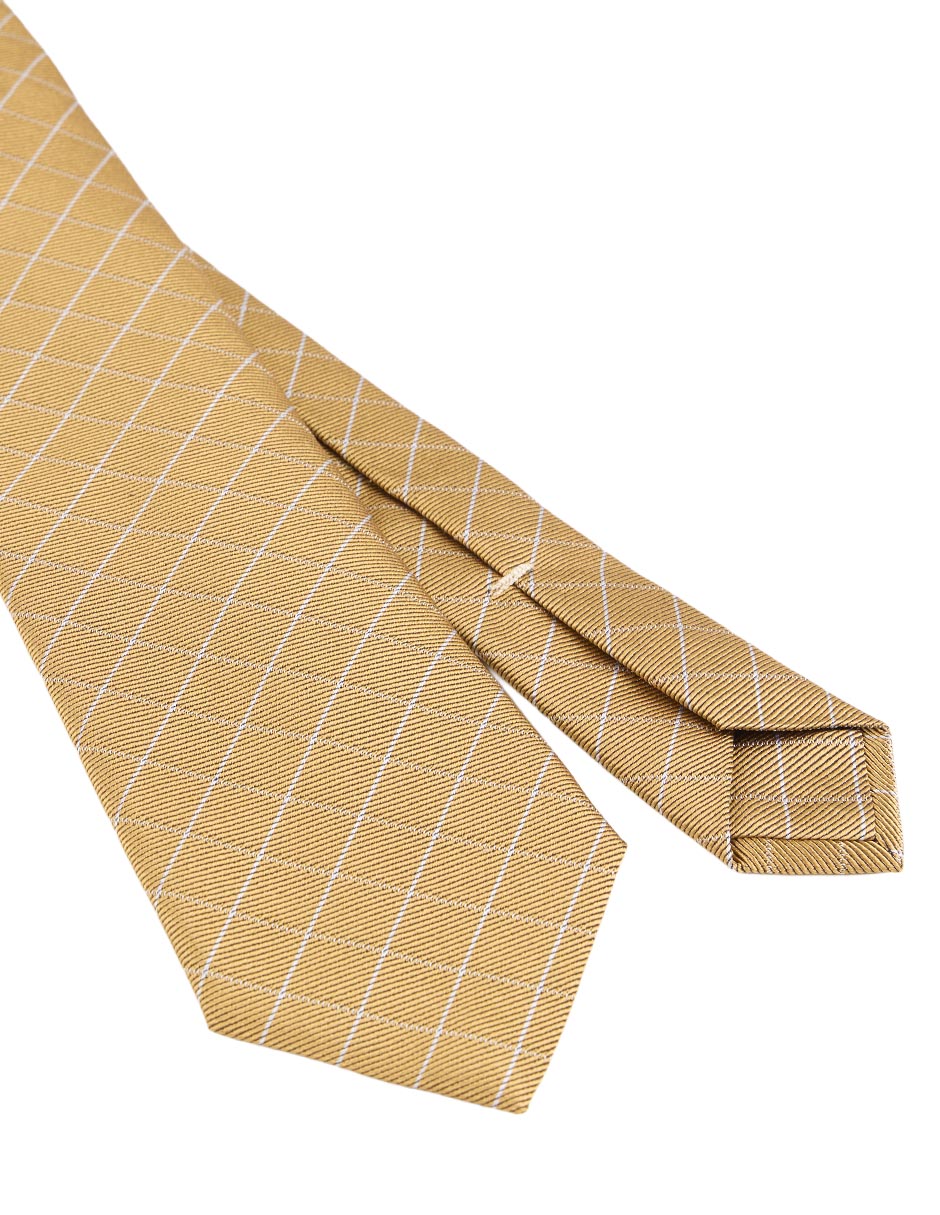 Corbata Scappino regular de seda estampado rombos para hombre