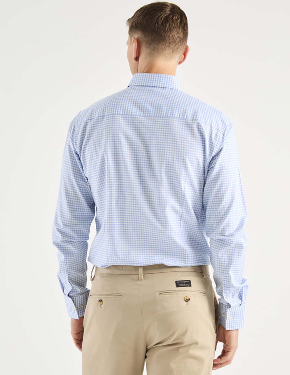 Camisa casual de algodón manga larga para hombre 5