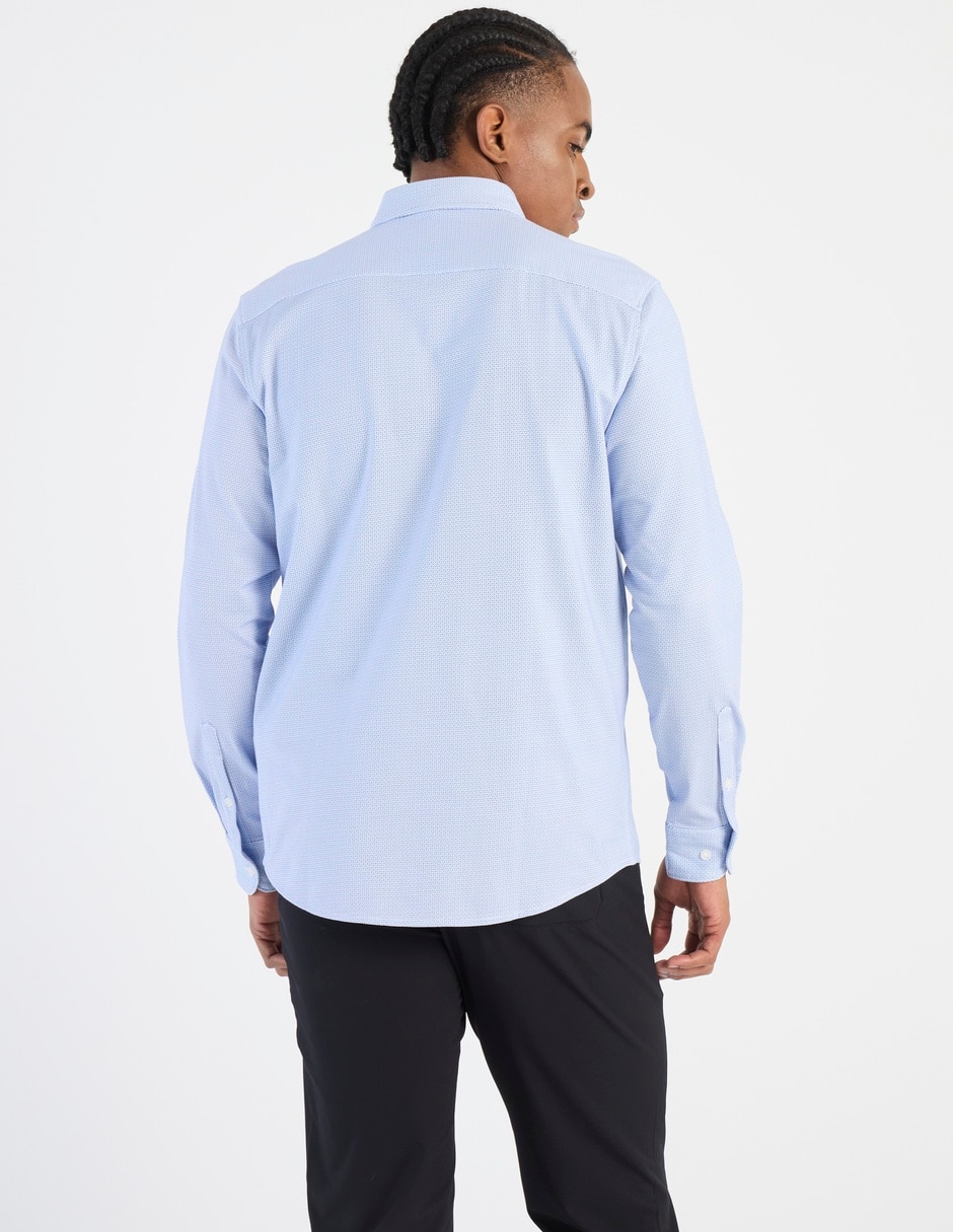Camisa casual de algodón manga larga para hombre 5