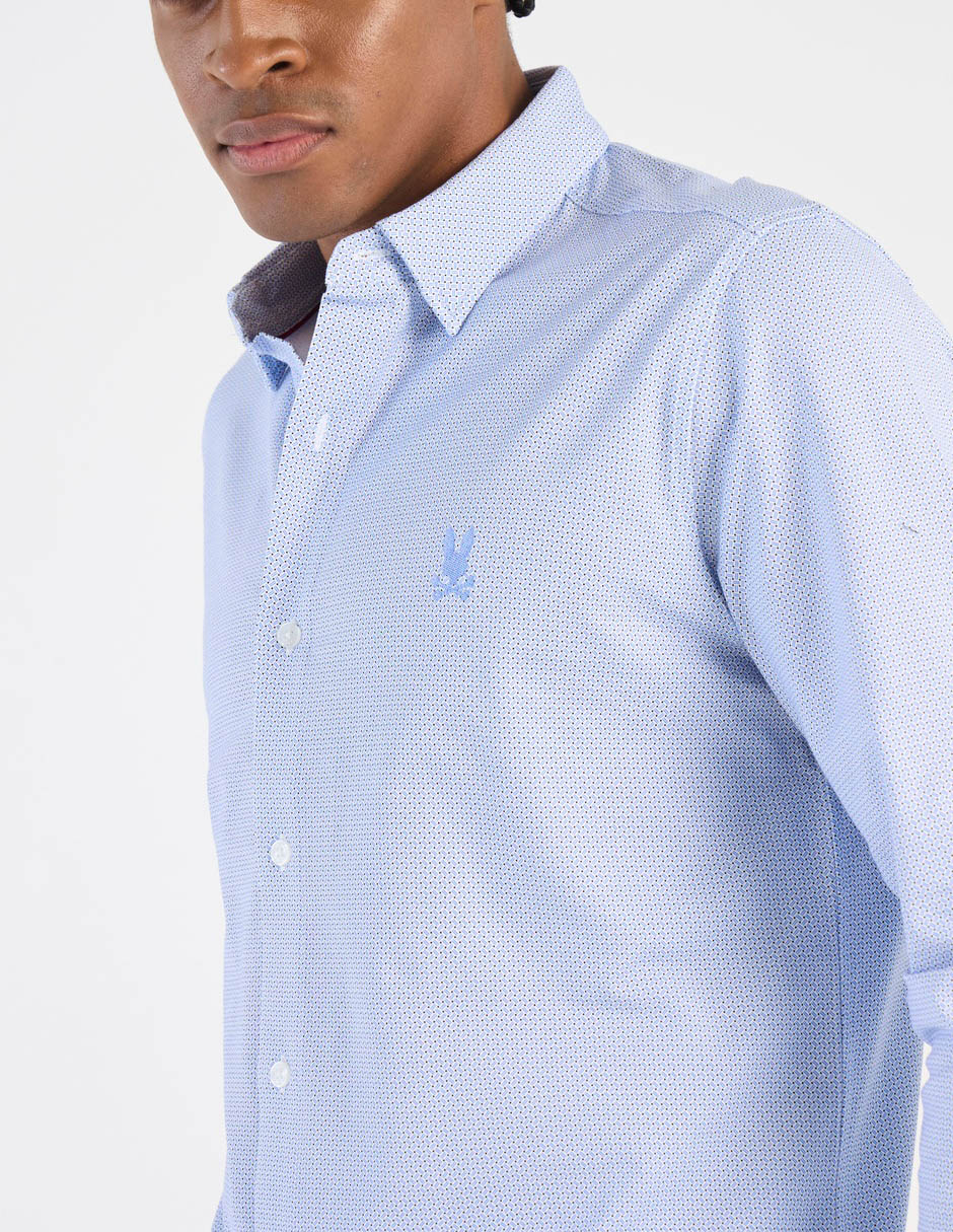 Camisa casual de algodón manga larga para hombre 7