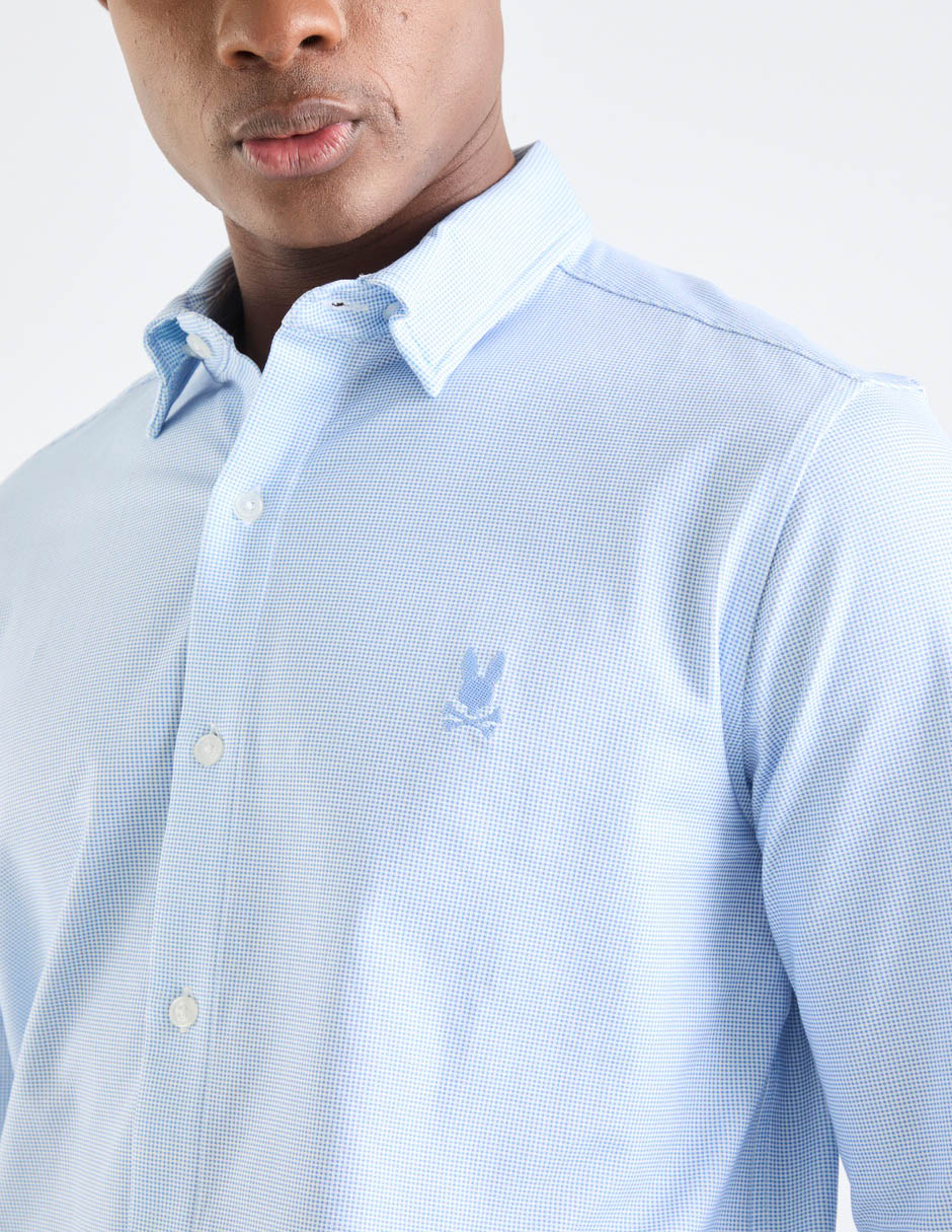 Camisa casual de algodón manga larga para hombre 2