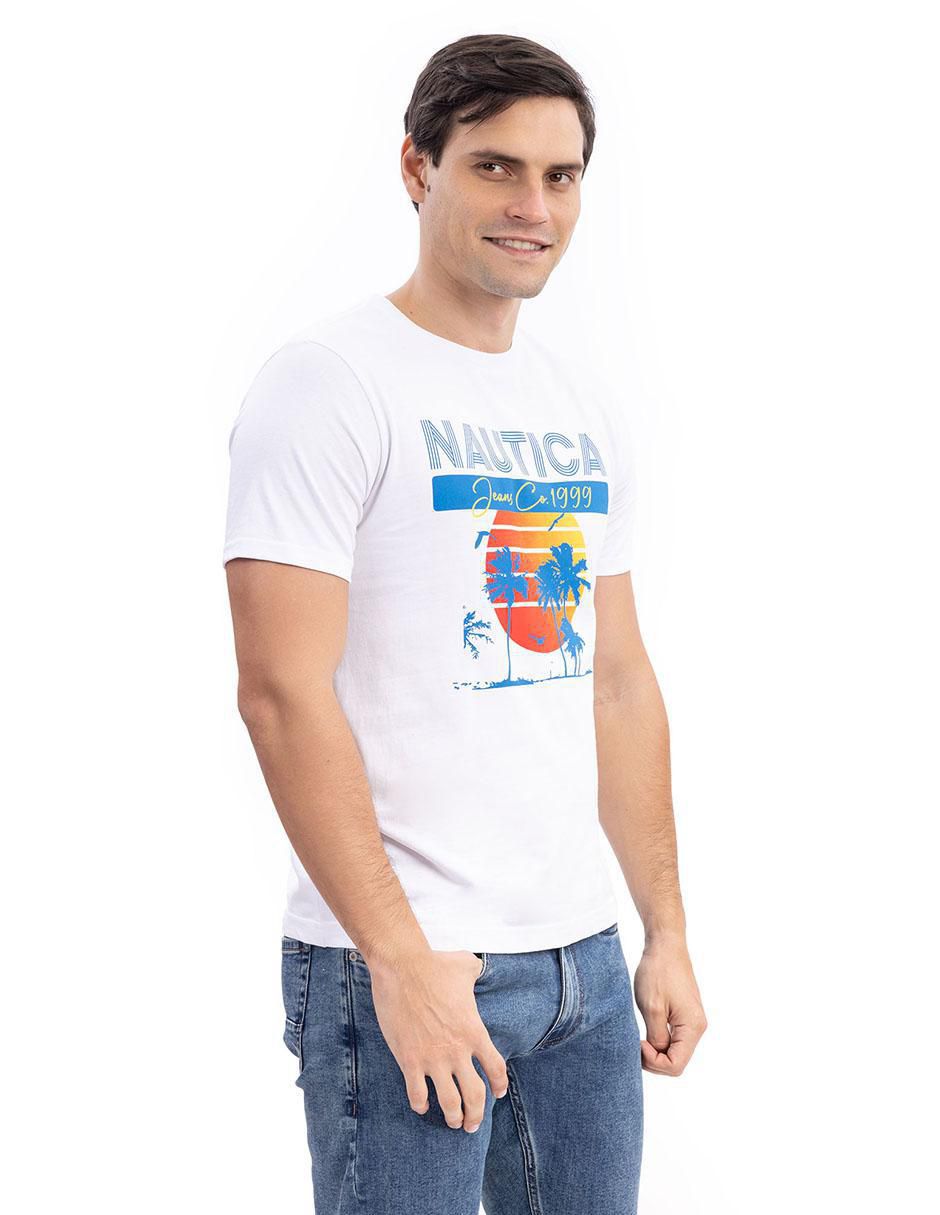 Playera cuello redondo para hombre