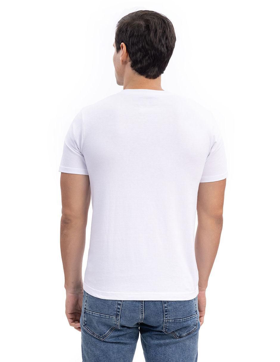 Playera cuello redondo para hombre
