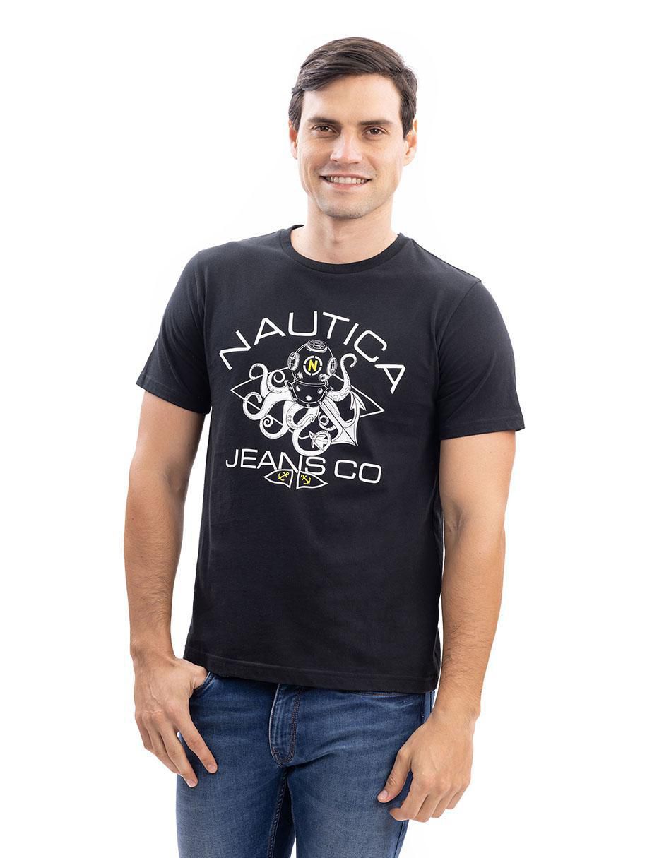 Playera cuello redondo para hombre