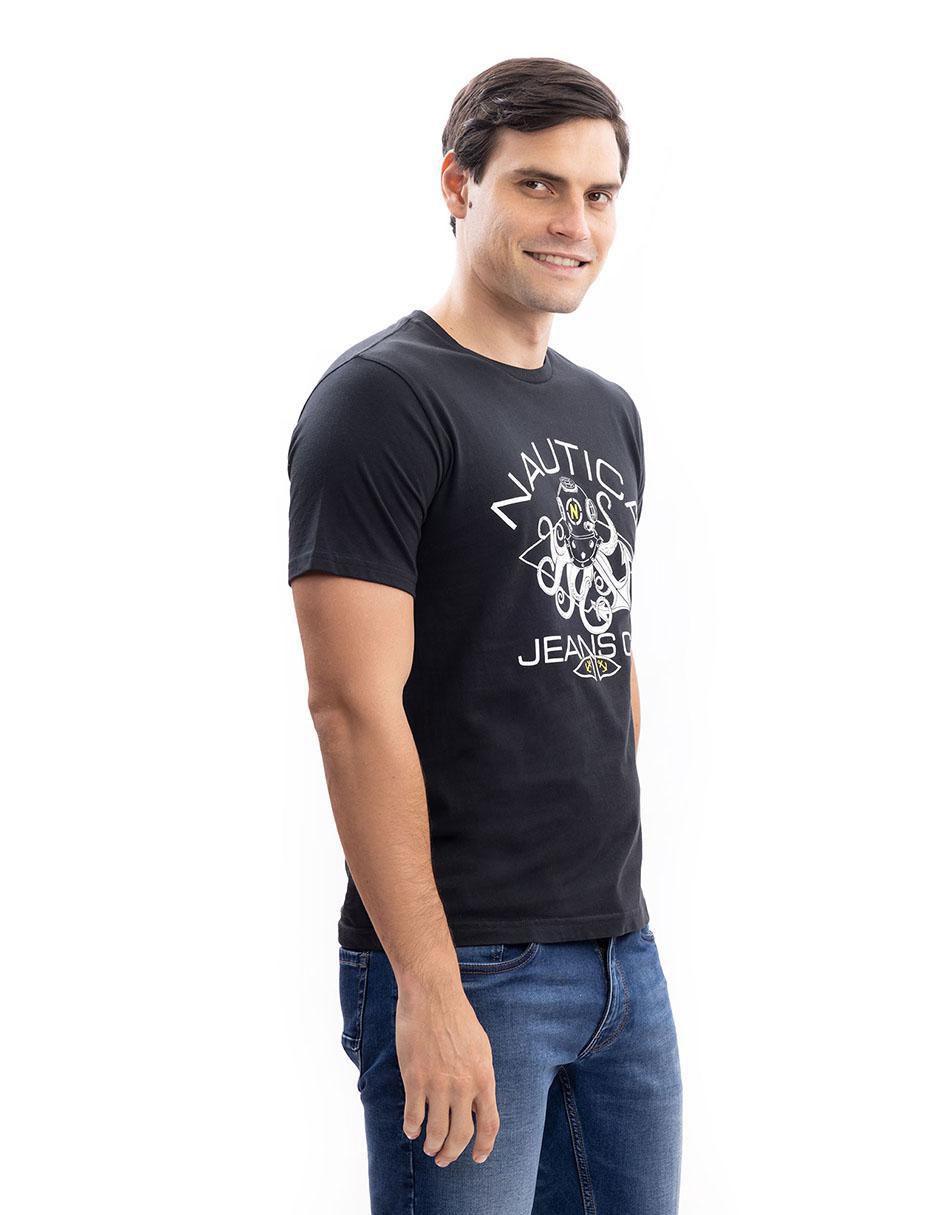 Playera cuello redondo para hombre