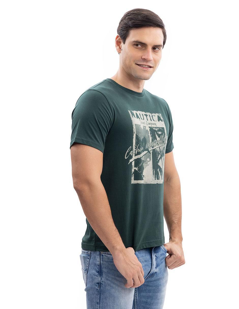 Playera Yin Vortex Mt0 cuello redondo para hombre