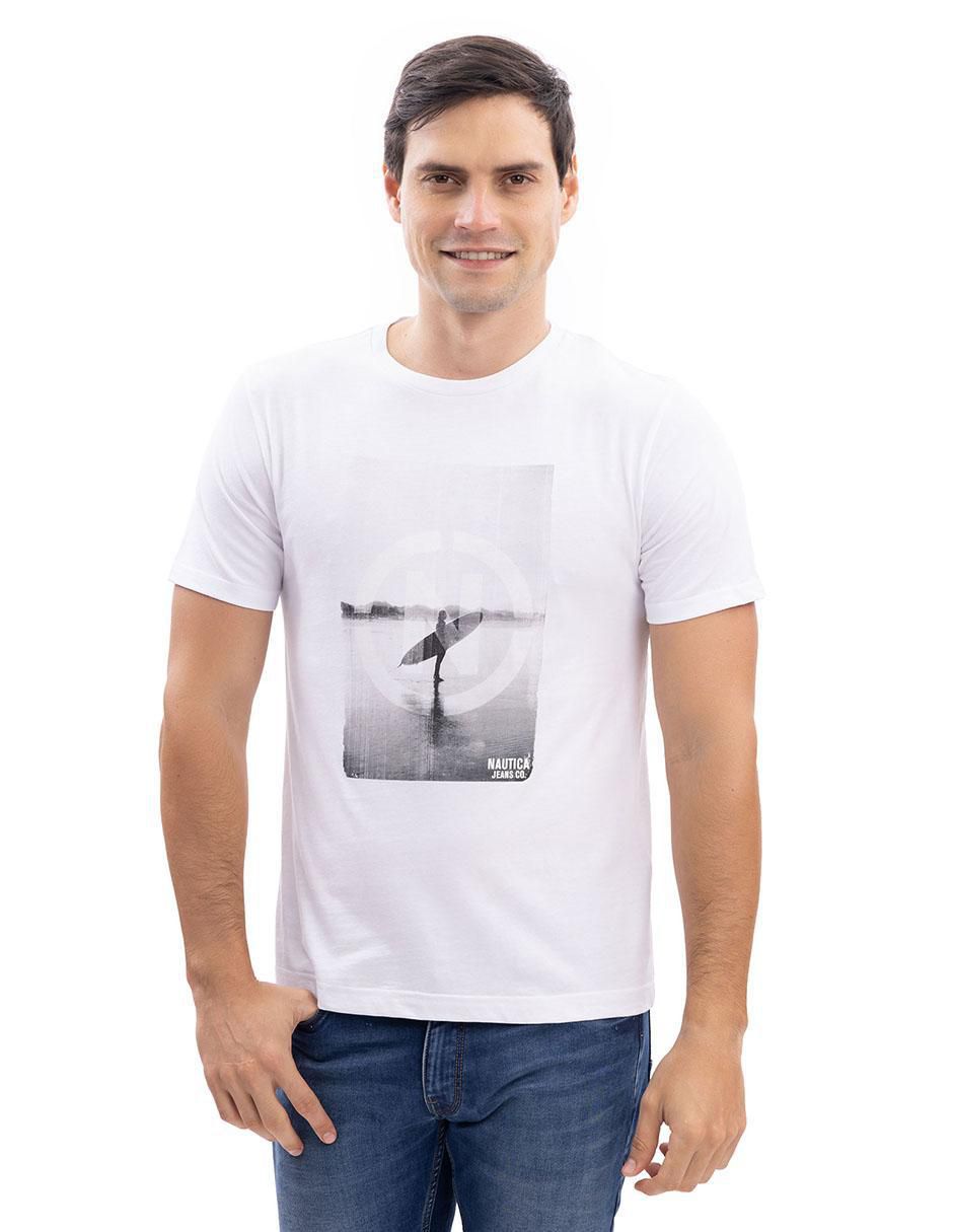 Playera cuello redondo para hombre