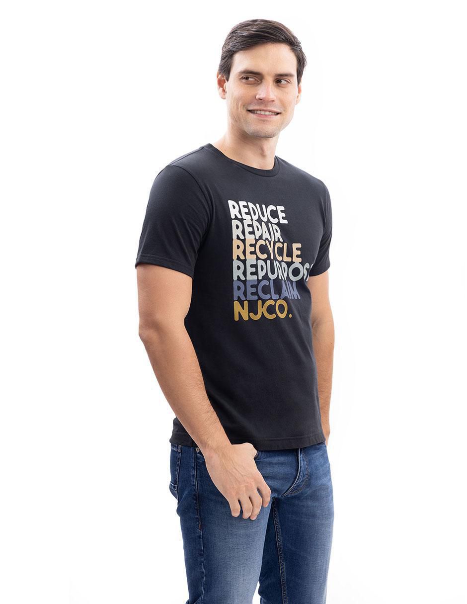 Playera cuello redondo para hombre