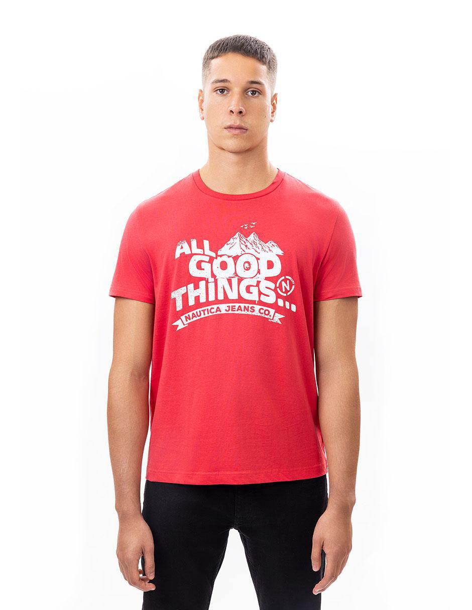 Playera cuello redondo para hombre