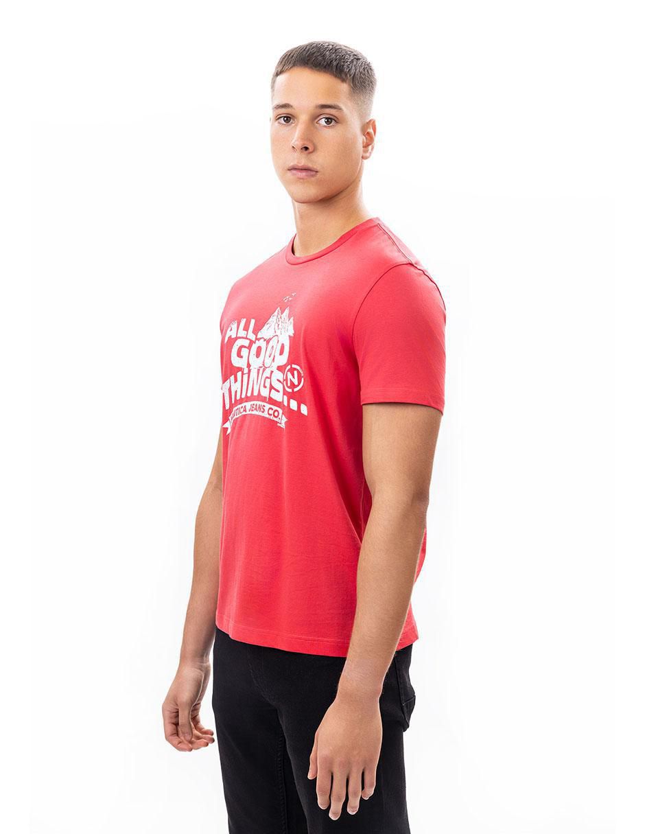Playera cuello redondo para hombre