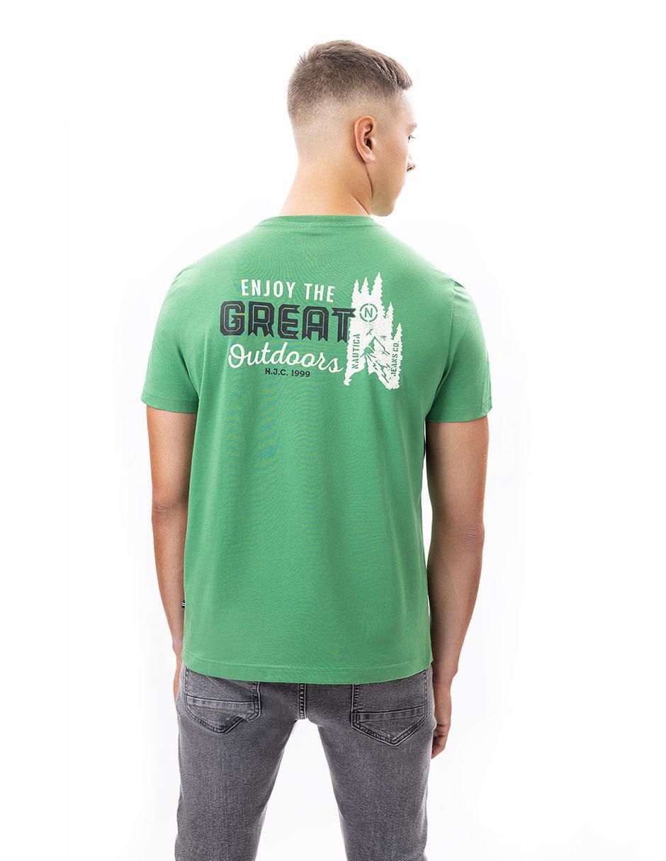 Playera cuello redondo para hombre