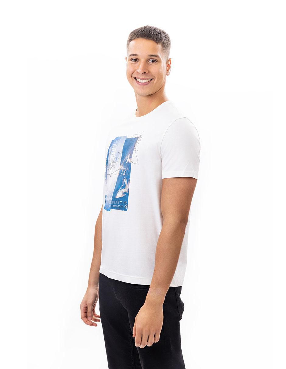 Playera cuello redondo para hombre