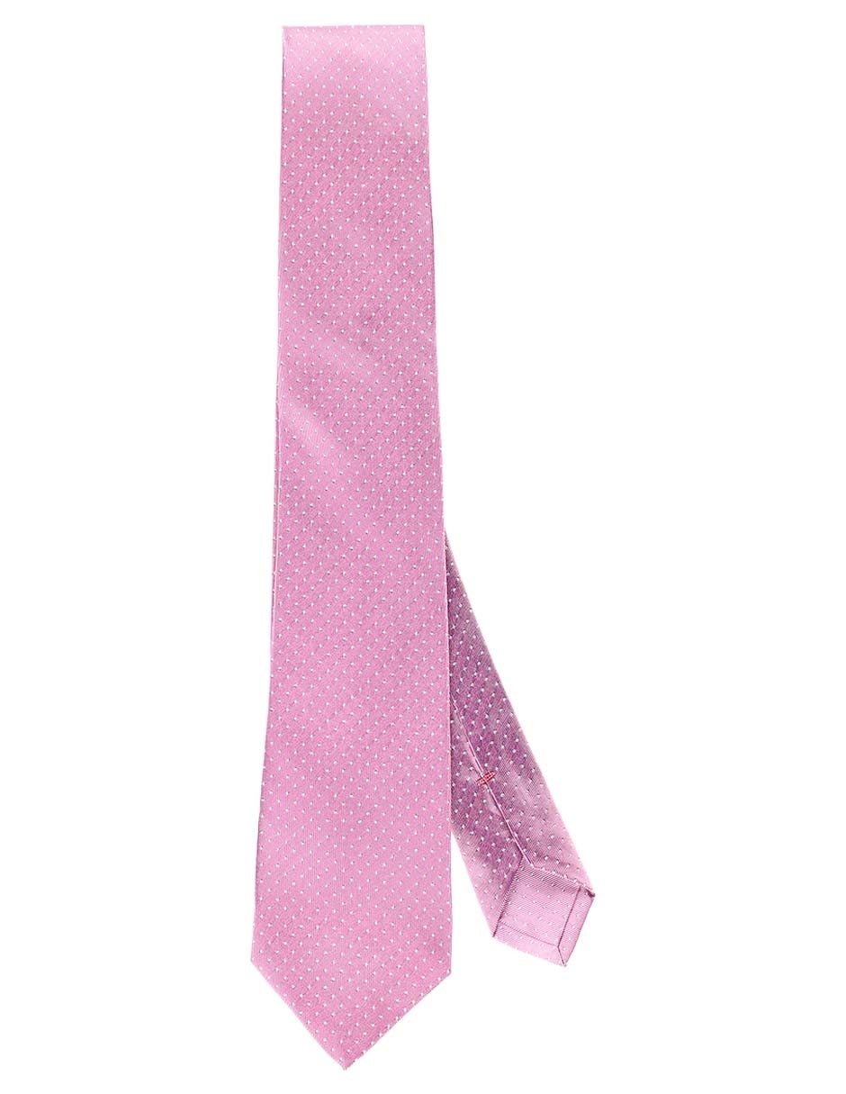 Corbata regular de seda estampado lunares para hombre Corbata regular de seda estampado lunares para hombre
