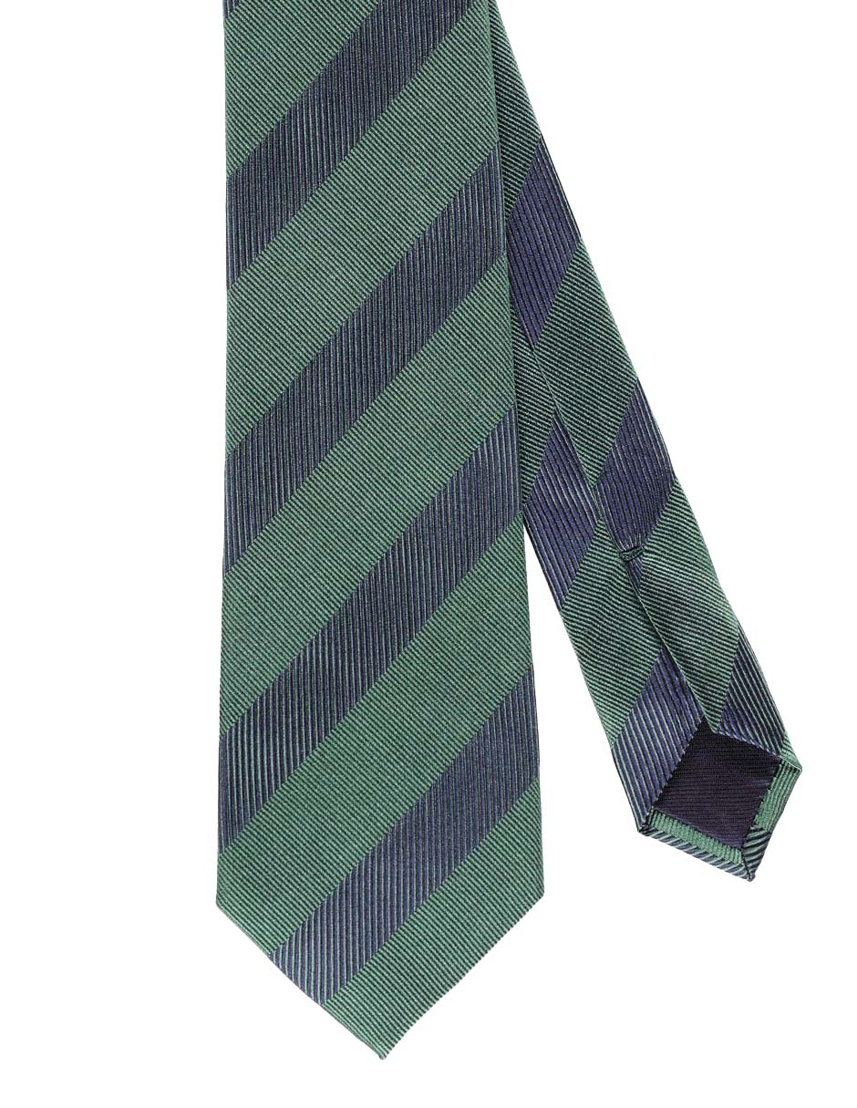 Corbata regular de seda estampado a rayas para hombre Corbata regular de seda estampado a rayas para hombre