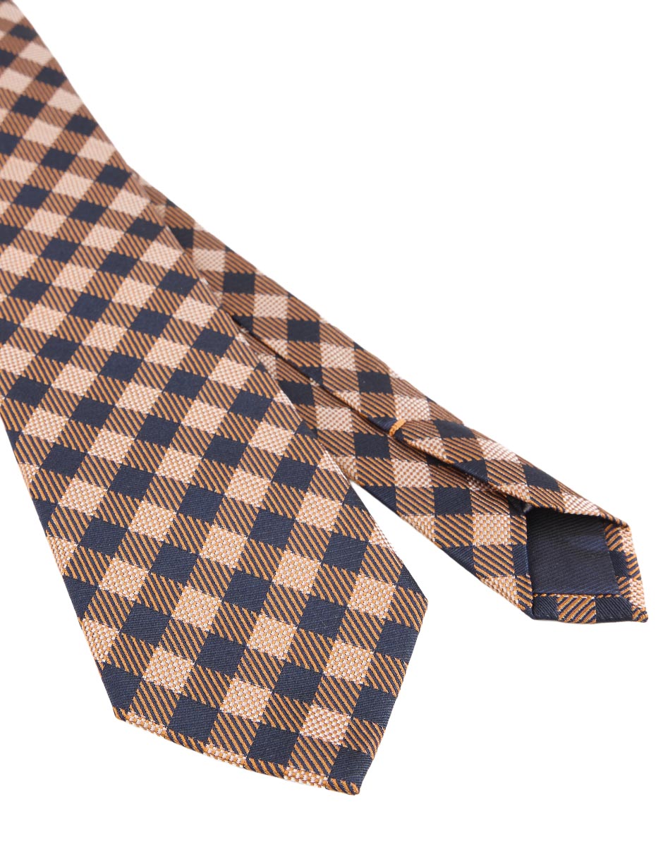 Corbata Scappino regular de seda estampado rombos para hombre