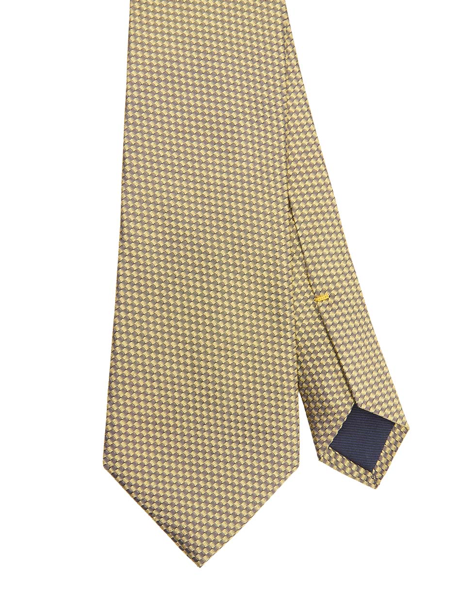 Corbata regular de seda estampado a cuadros para hombre Corbata regular de seda estampado a cuadros para hombre