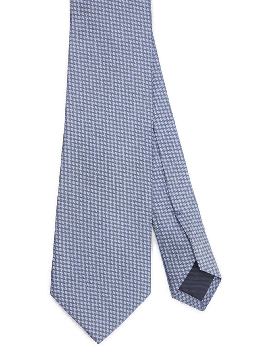 Corbata regular de seda estampado a cuadros para hombre Corbata regular de seda estampado a cuadros para hombre