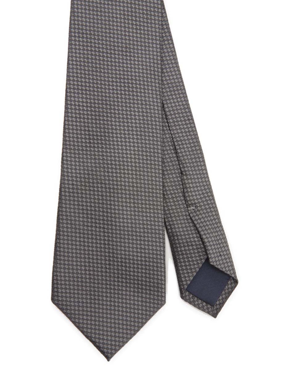 Corbata regular de seda estampado a cuadros para hombre Corbata regular de seda estampado a cuadros para hombre