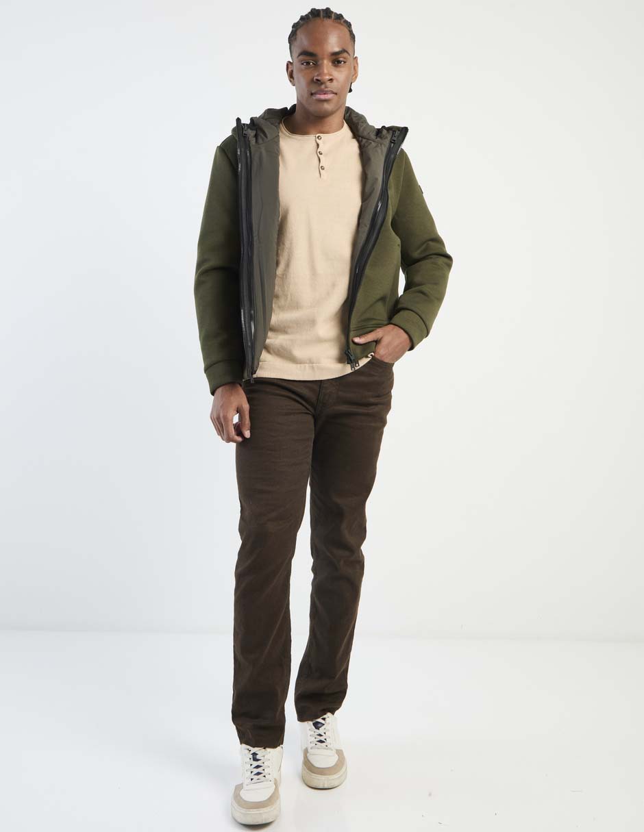 Chamarra casual con bolsillos para hombre 3