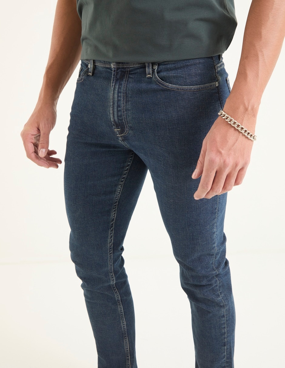 Jeans straight para hombre 7