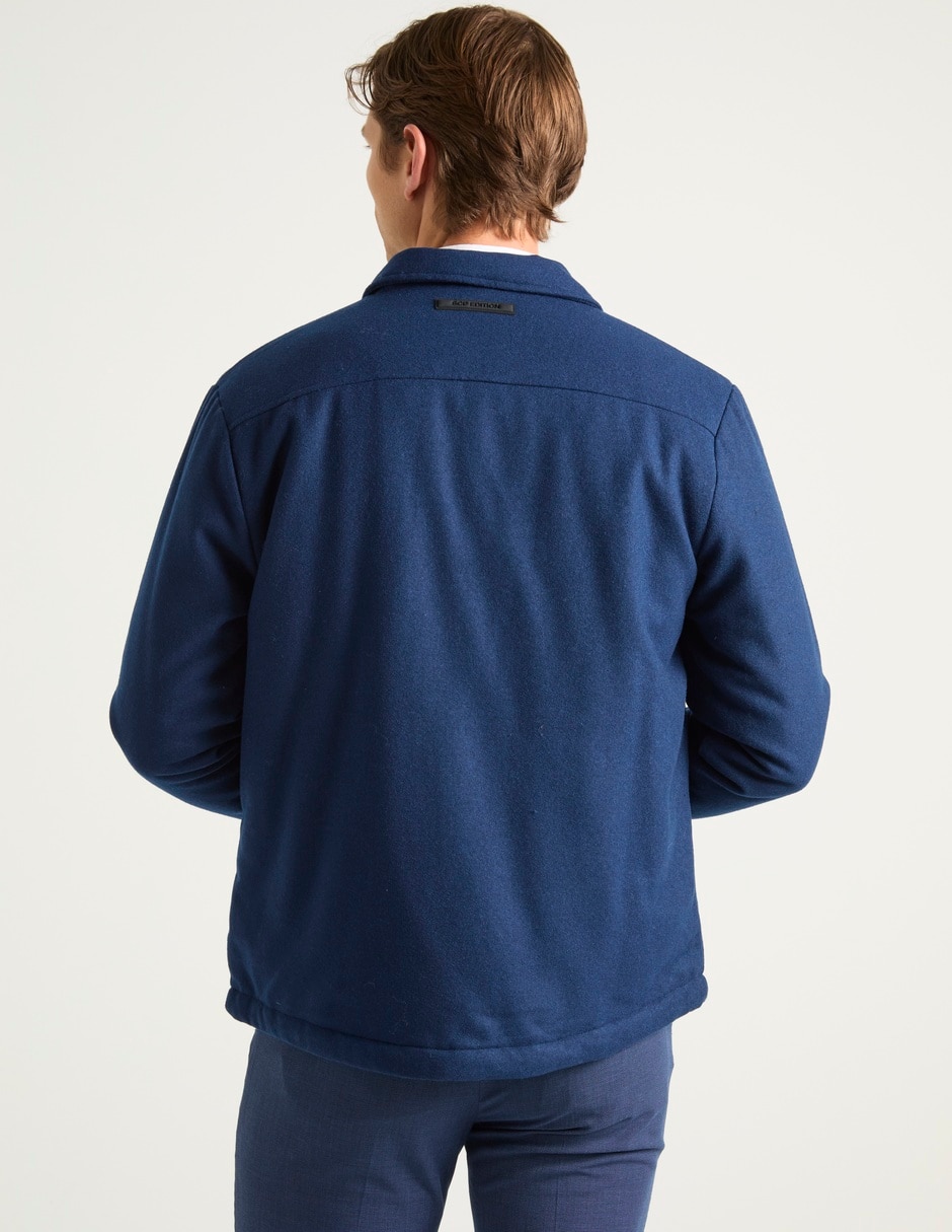 Camisa casual manga larga para hombre 4