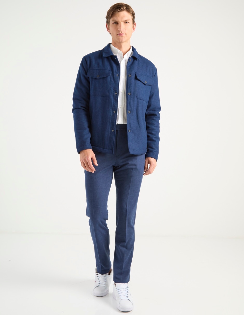 Camisa casual manga larga para hombre 3