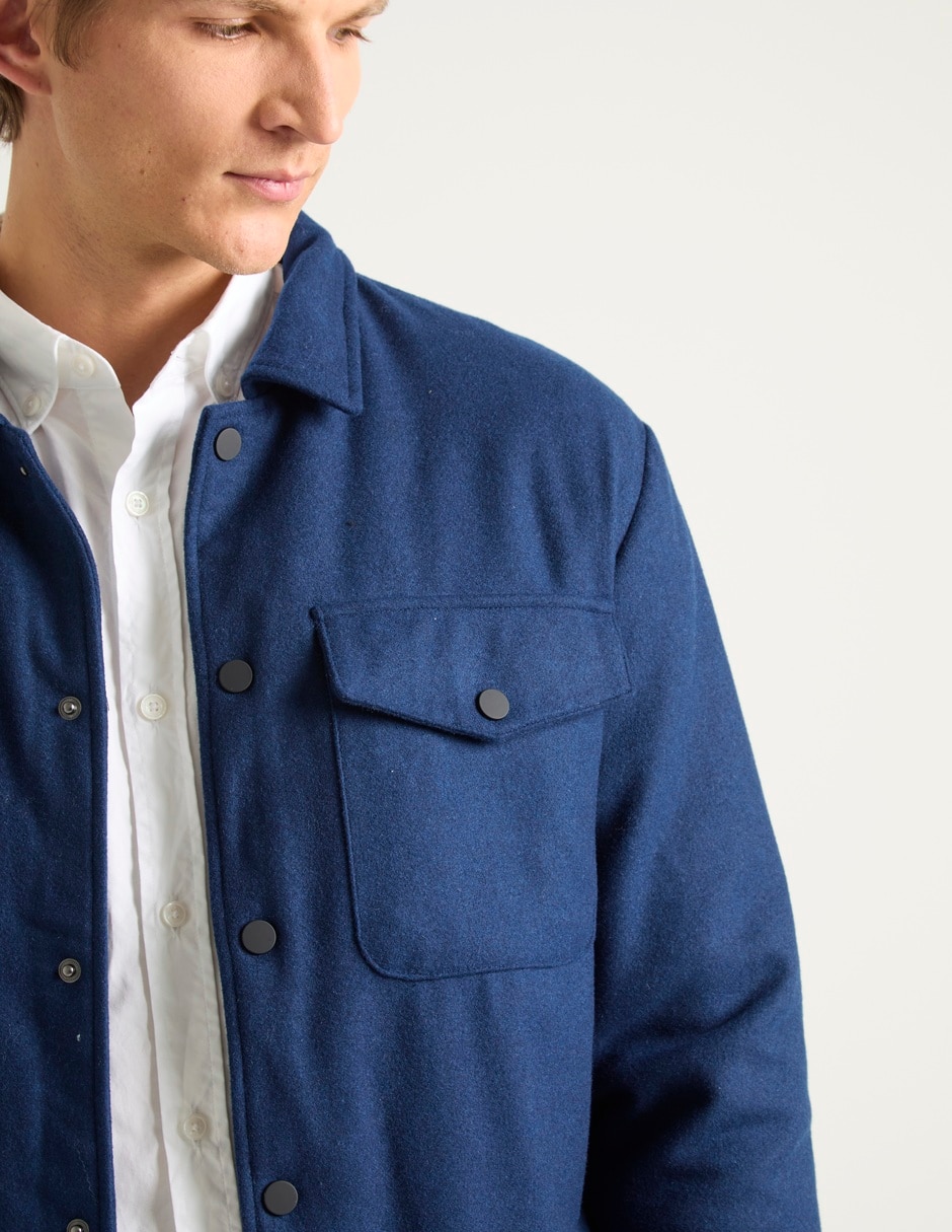 Camisa casual manga larga para hombre 2