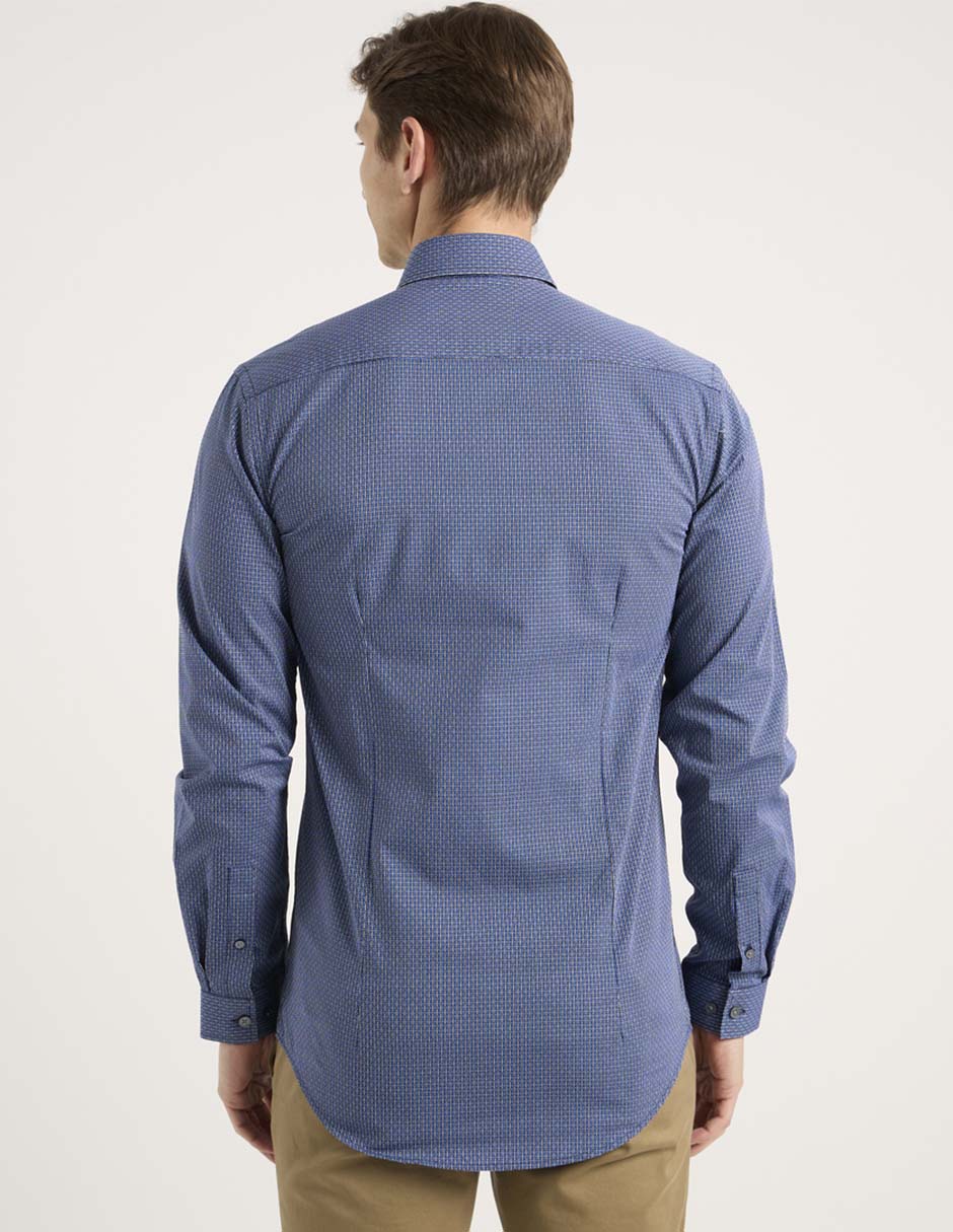 Camisa casual de algodón manga larga para hombre 5
