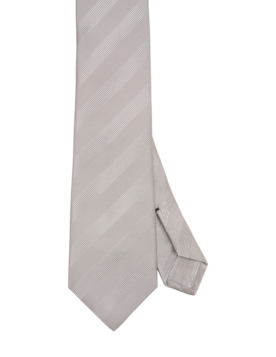 Corbata regular de seda estampado a rayas para hombre Corbata regular de seda estampado a rayas para hombre