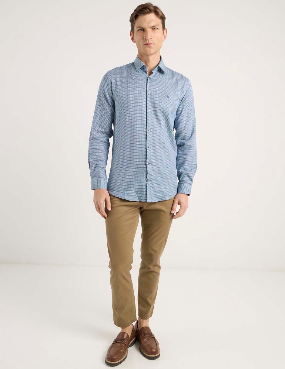 Camisa casual Givenchy de algodón manga larga para hombre