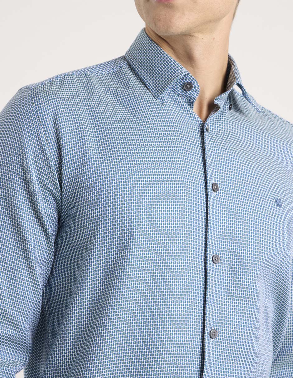 Camisa casual Givenchy de algodón manga larga para hombre