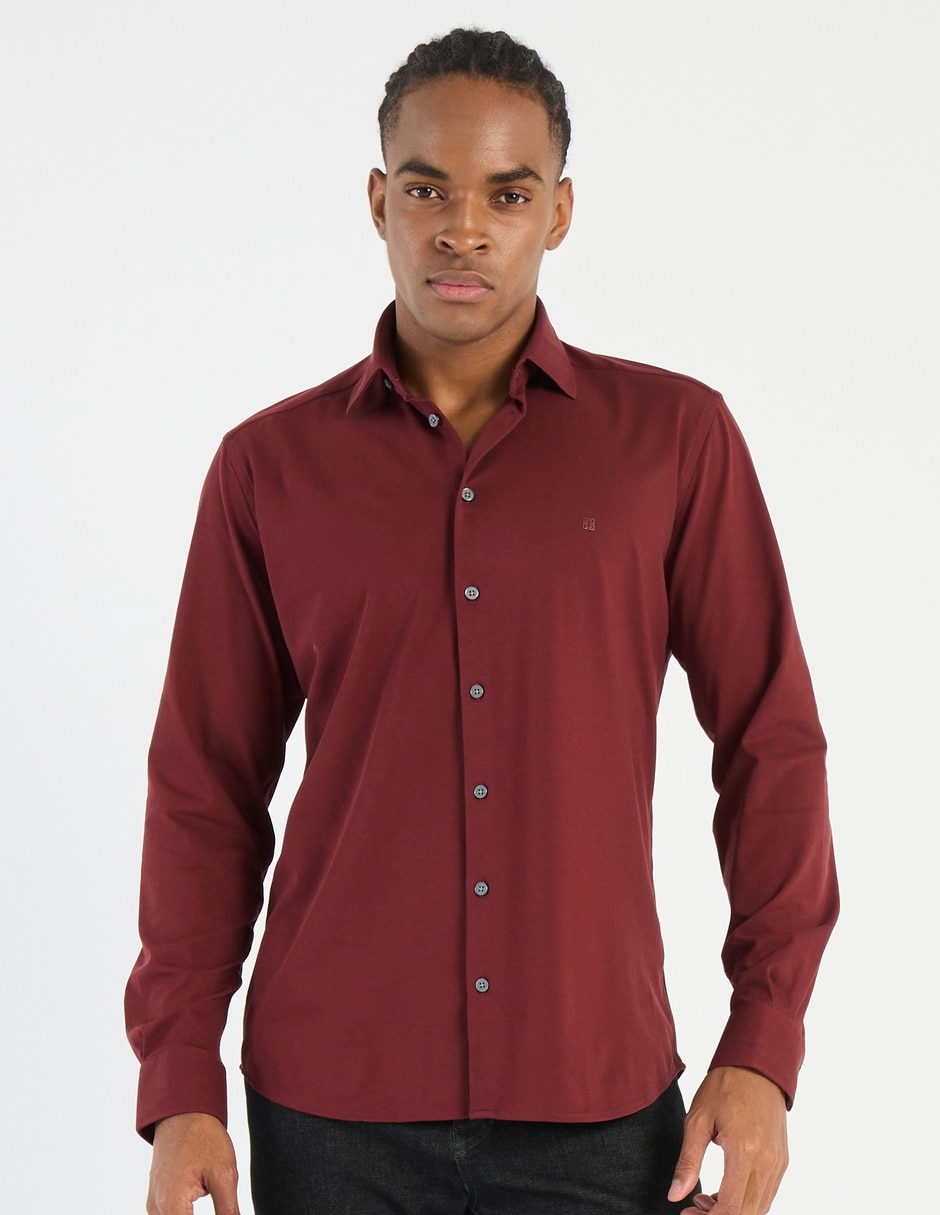 Camisa casual Givenchy de algodón manga larga para hombre