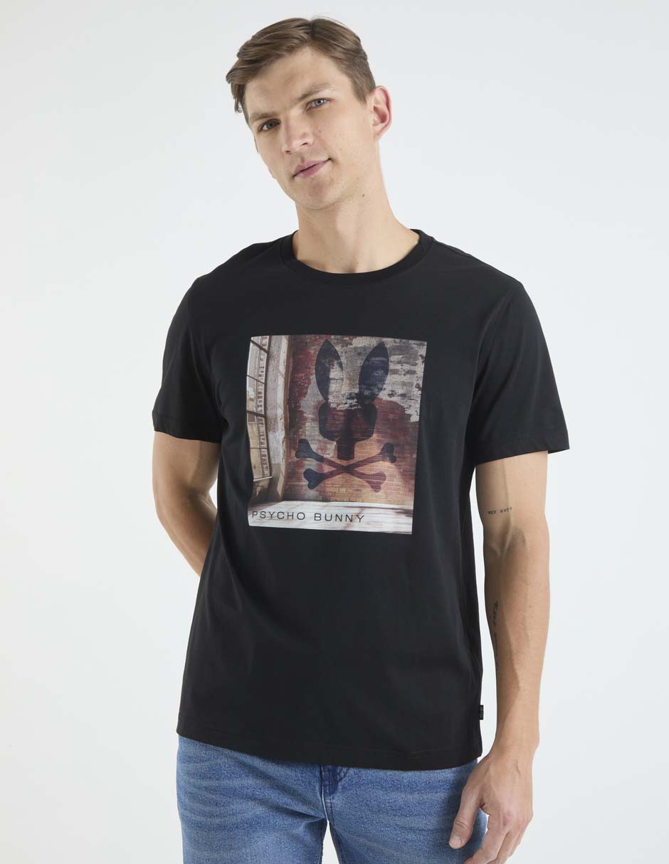 Playera cuello redondo para hombre