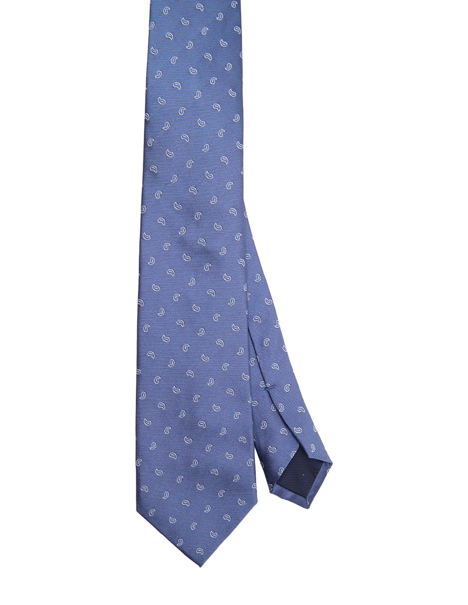 Corbata regular de seda estampado paisley para hombre Corbata regular de seda estampado paisley para hombre