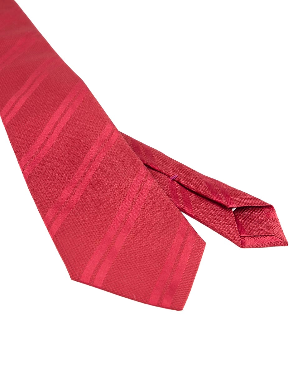 Corbata Scappino regular de seda estampado a rayas para hombre