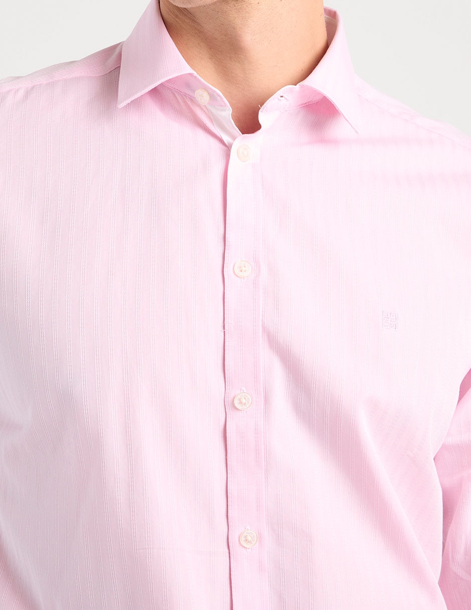 Camisa casual de algodón manga larga para hombre 9