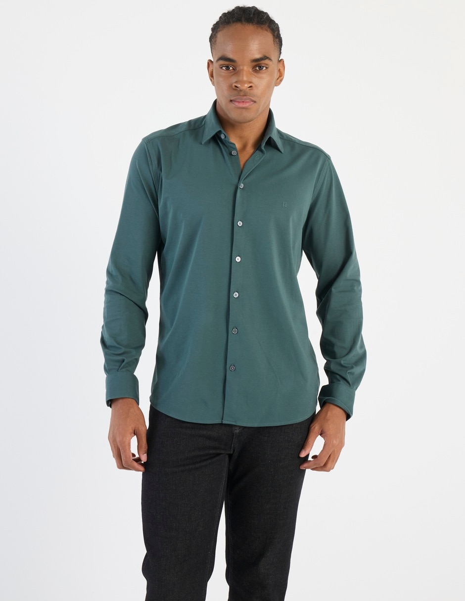 Camisa casual Givenchy de algodón manga larga para hombre