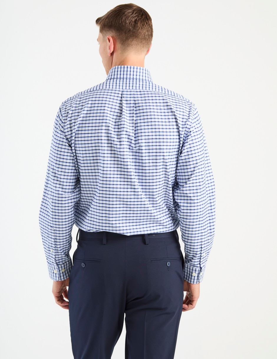 Camisa business casual Brooks Brothers de algodón manga larga para hombre