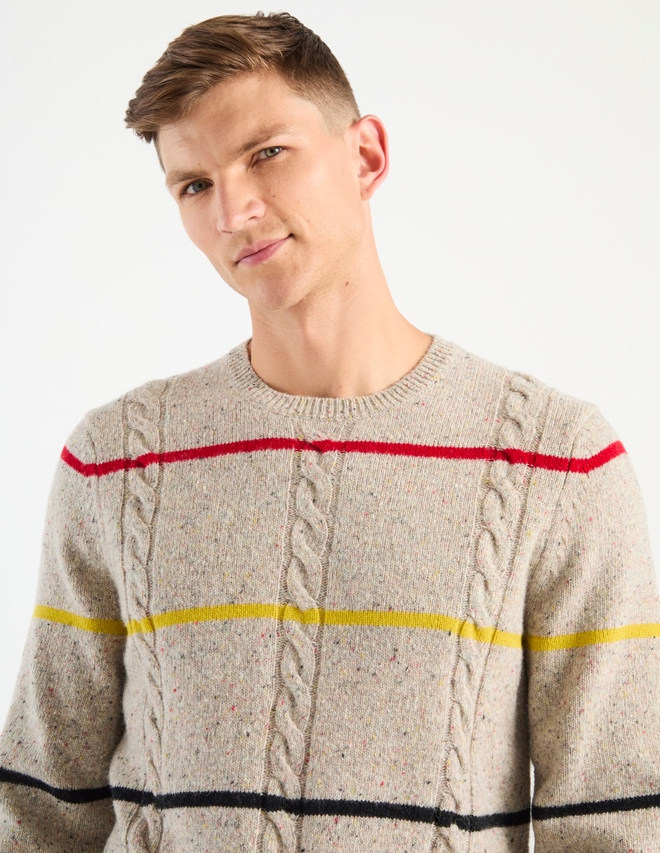 Suéter Brooks Brothers cuello redondo para hombre