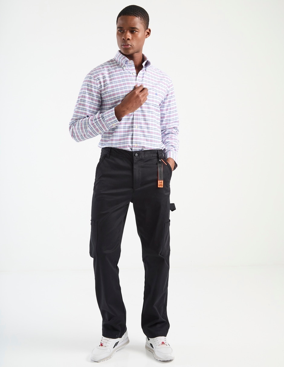 Camisa casual Brooks Brothers de algodón manga larga para hombre