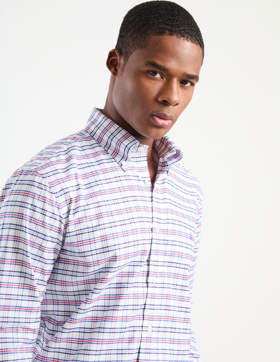 Camisa casual Brooks Brothers de algodón manga larga para hombre
