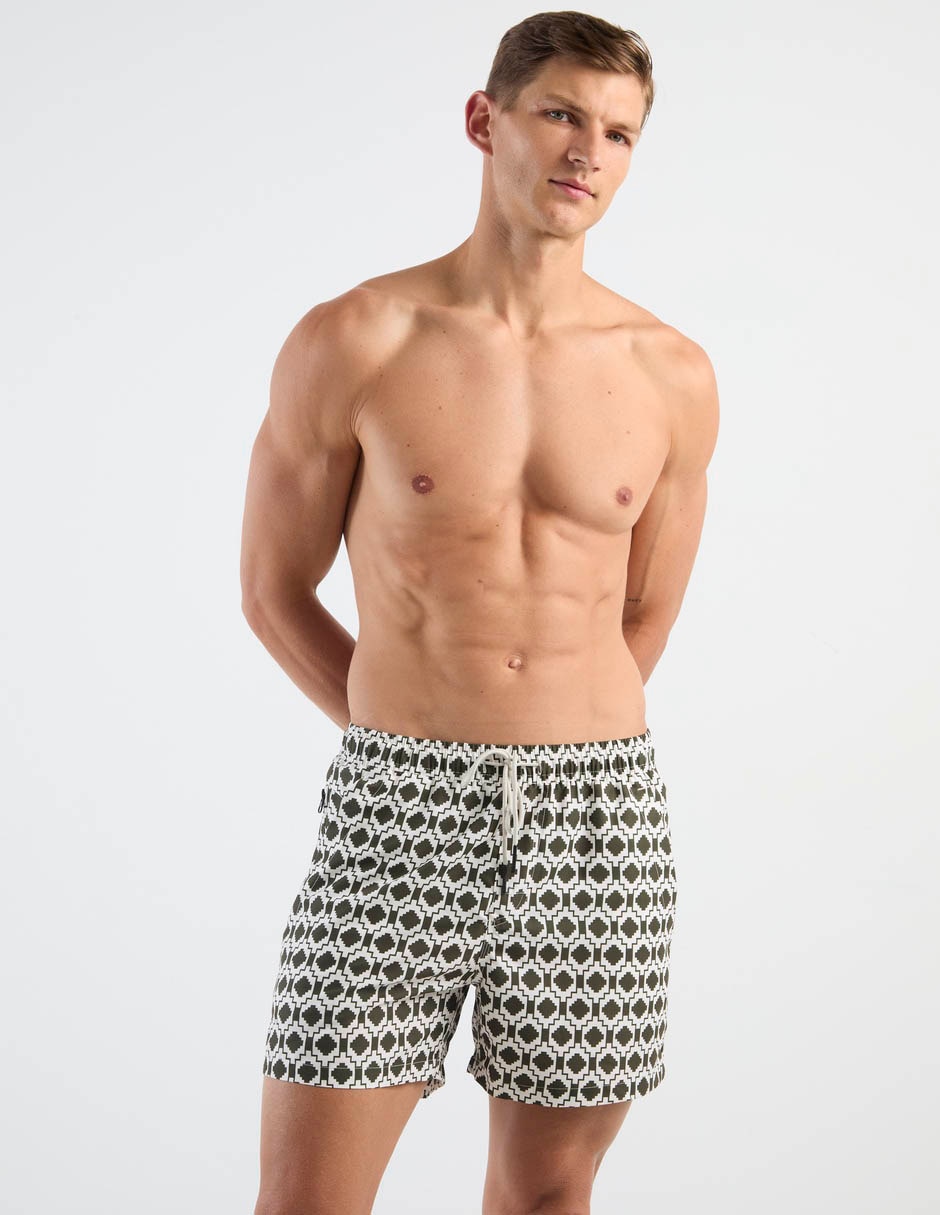 Traje de baño con bolsillos para hombre