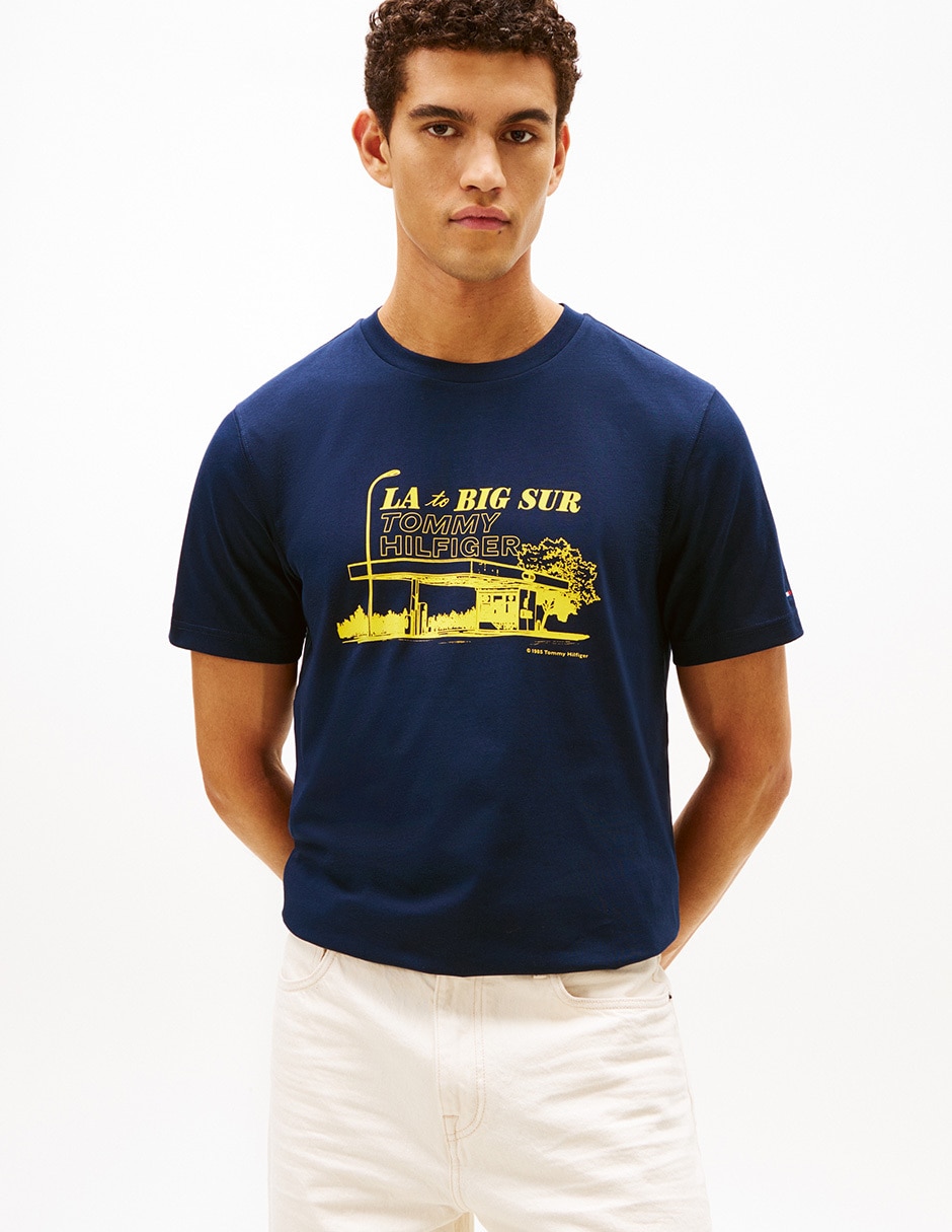 Playera cuello redondo para hombre