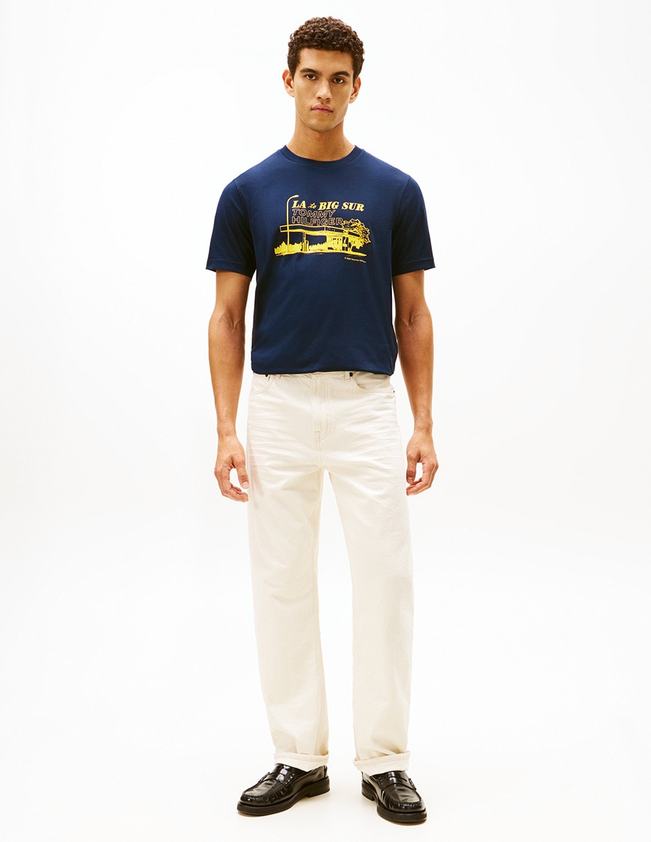 Playera cuello redondo para hombre