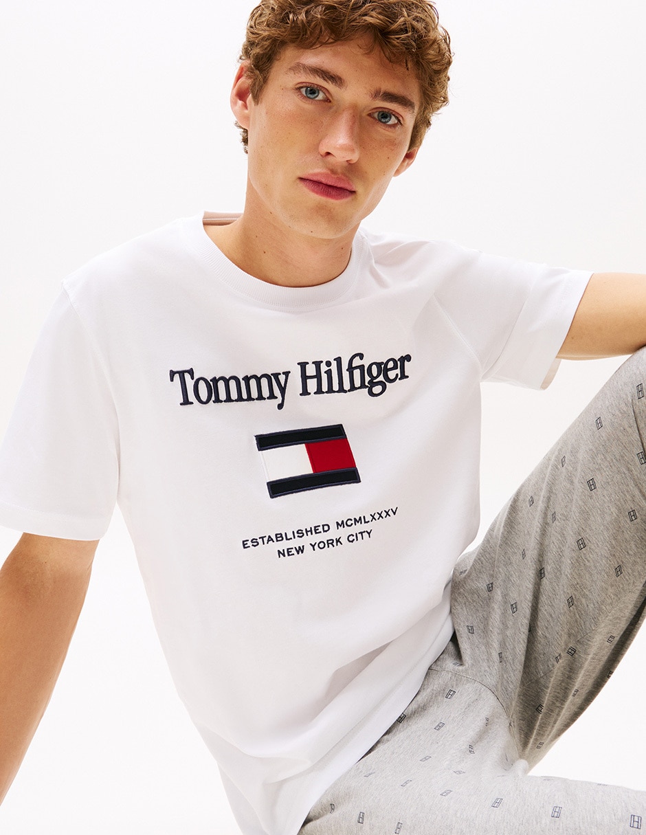 Playera cuello redondo para hombre