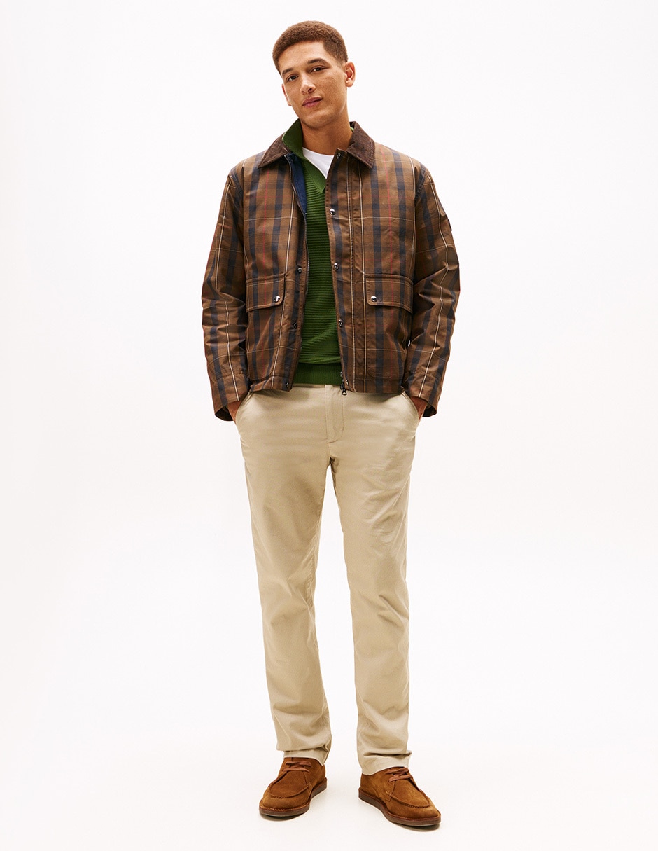 Pantalón casual regular Hilfiger de algodón para hombre 2
