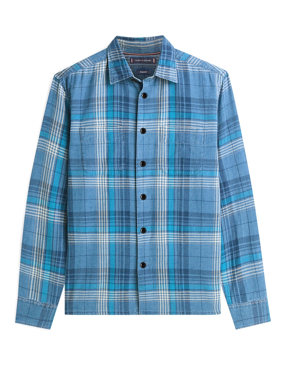 Camisa casual de algodón manga larga para hombre Camisa casual de algodón manga larga para hombre