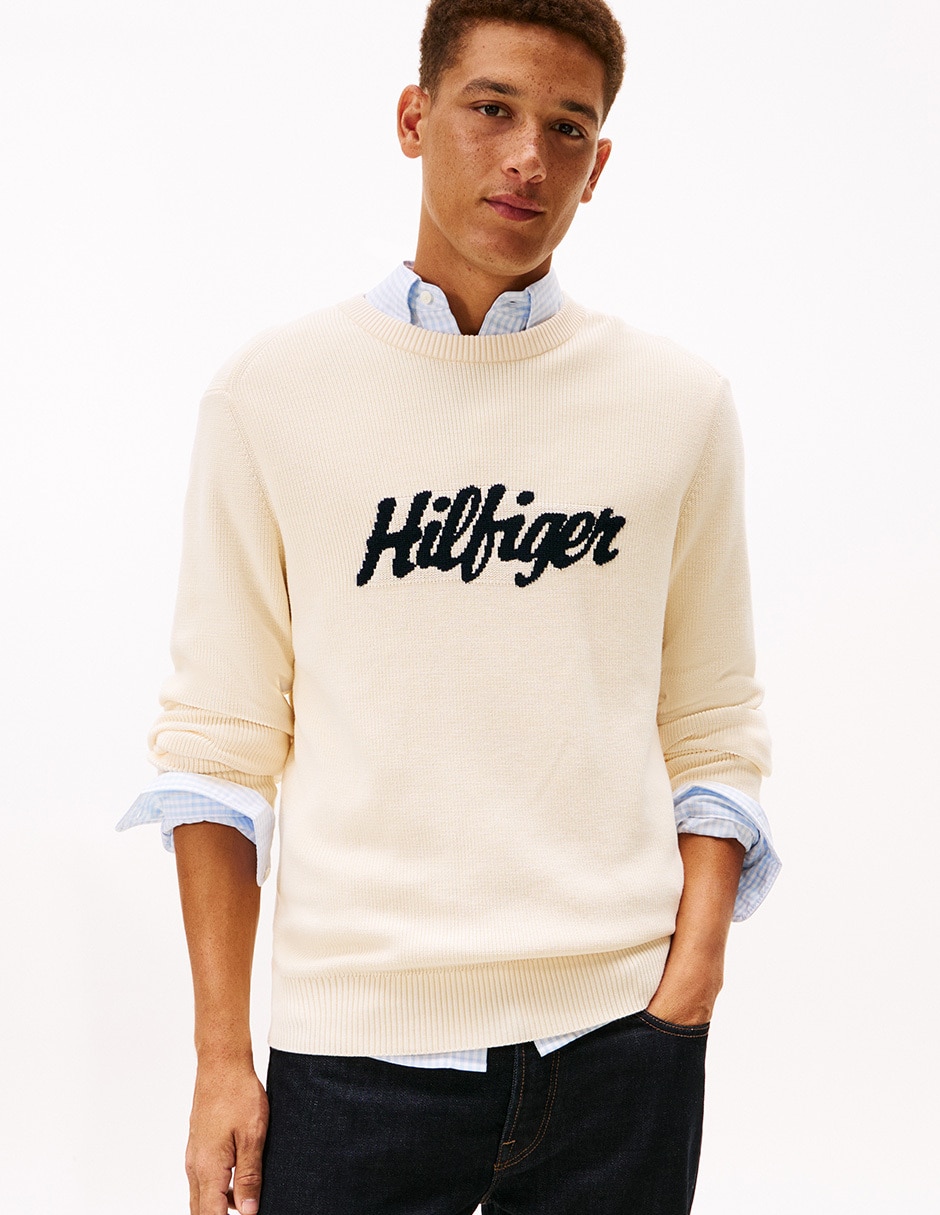 Suéter cuello redondo para hombre Suéter cuello redondo para hombre